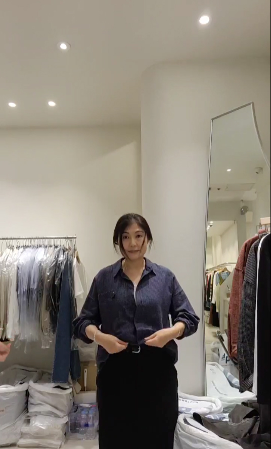 小臉歐膩復古小格紋襯衫