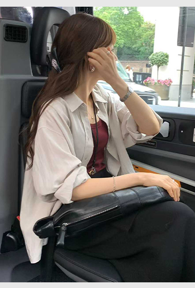 B94.顏值家淡雅唯美短襯衫