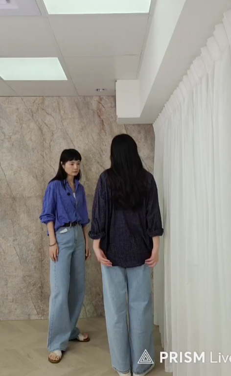 A06.韓系女孩小格紋襯衫