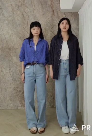 A06.韓系女孩小格紋襯衫