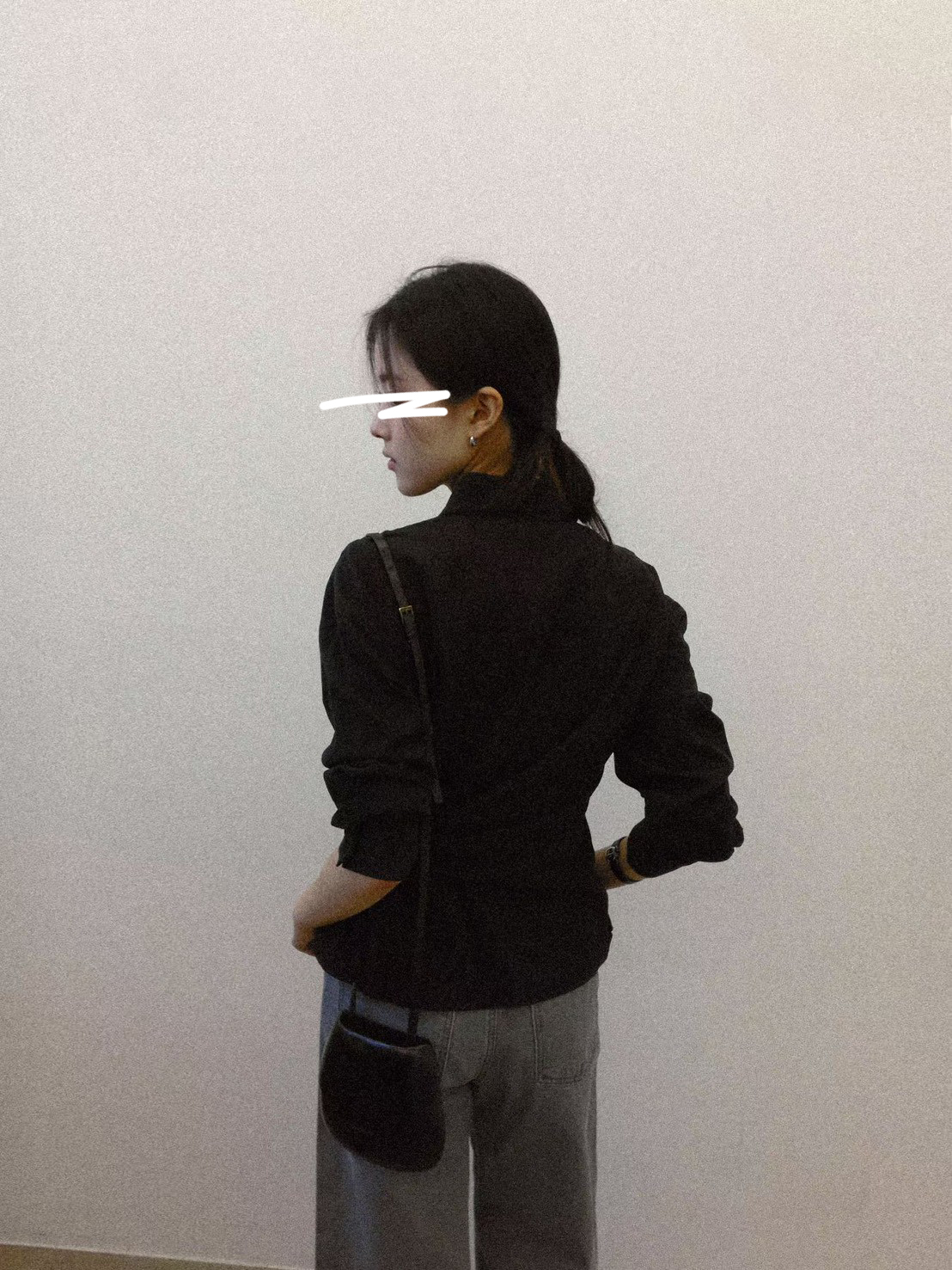 B50.質感家收腰綁袋造型襯衫