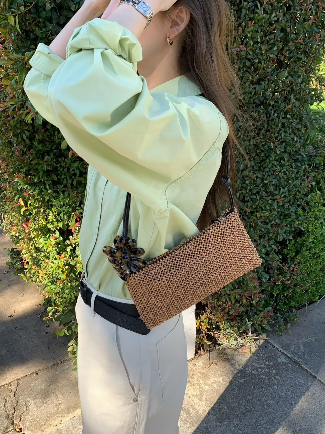 B64.人氣甜美糖果色襯衫