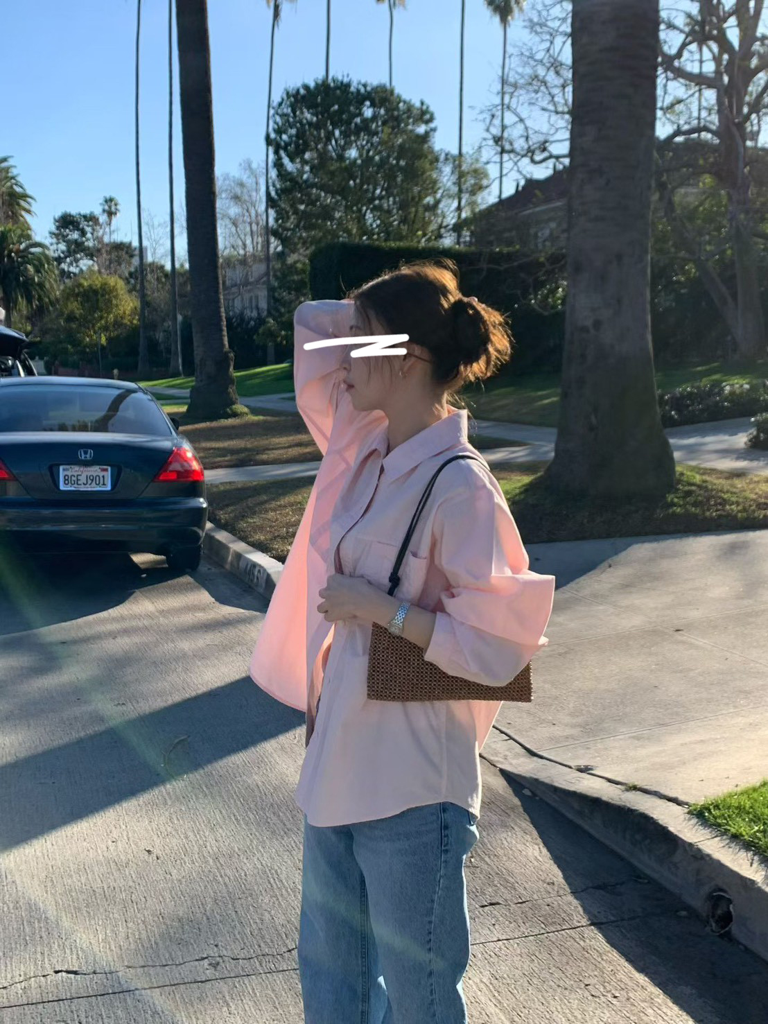 B64.人氣甜美糖果色襯衫