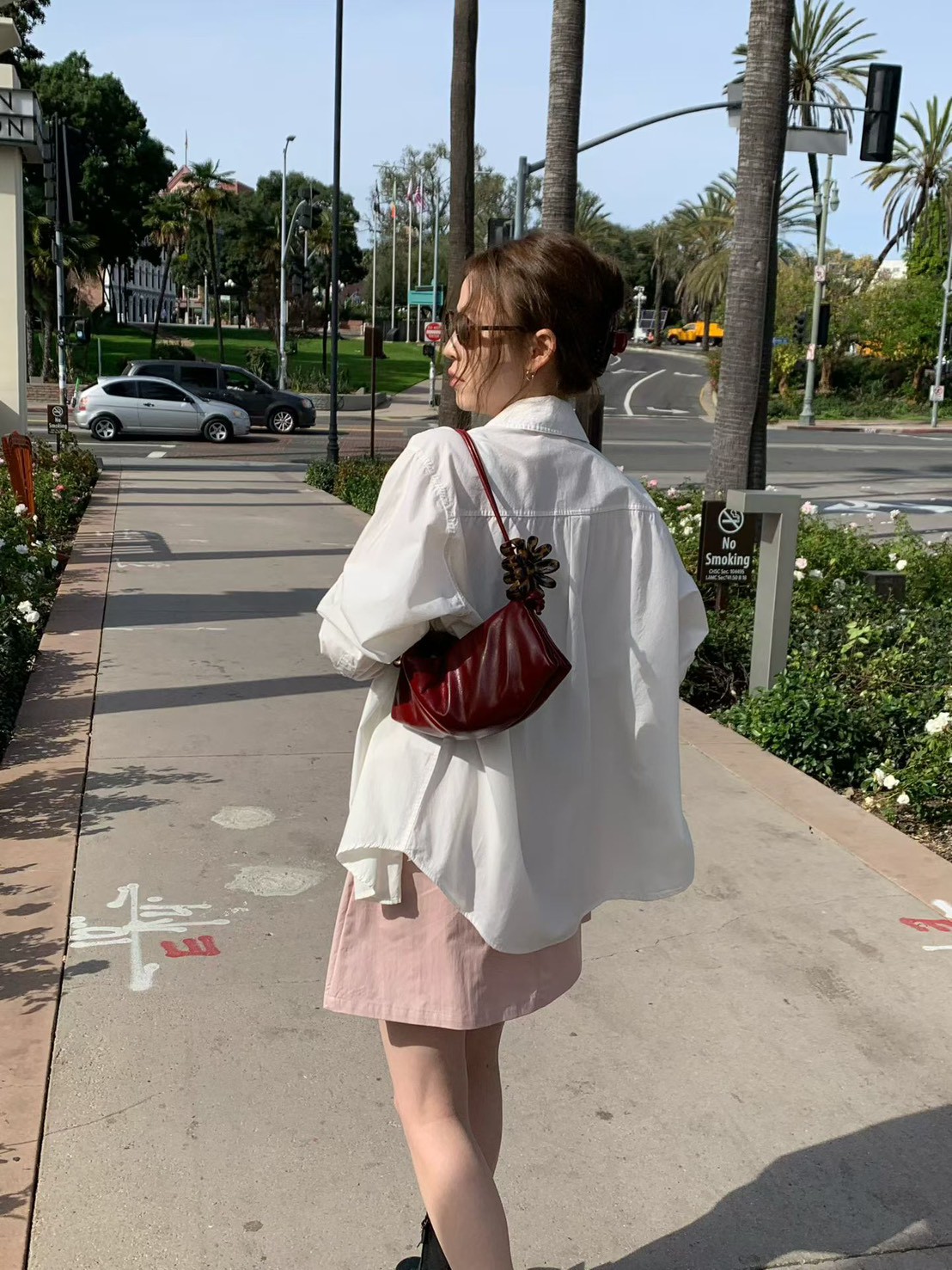 B64.人氣甜美糖果色襯衫