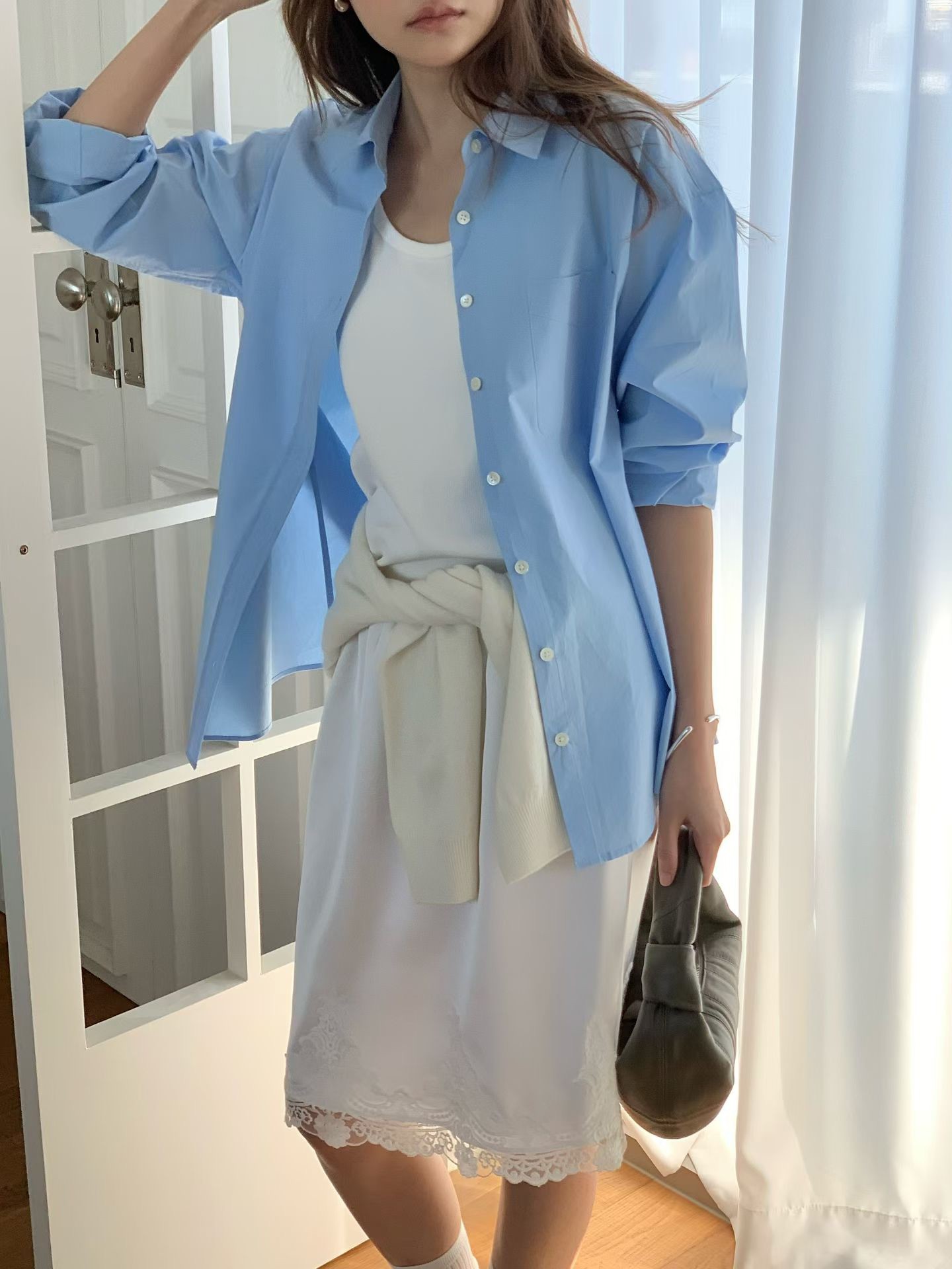 B09.大V家春日糖果色襯衫