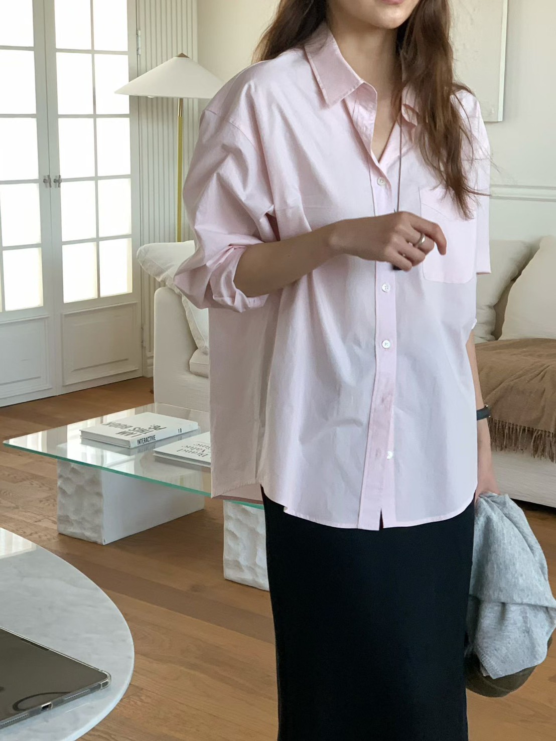 B09.大V家春日糖果色襯衫