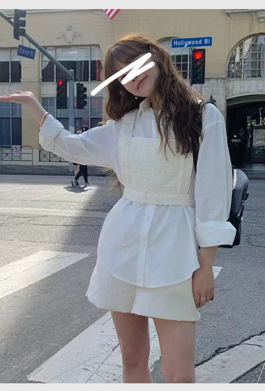 A26.甜姊兒百搭粉彩襯衫