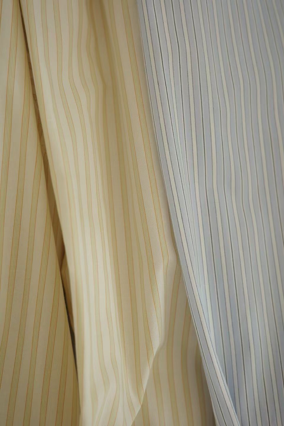 A69.瘦瘦歐膩直條紋襯衫小外套