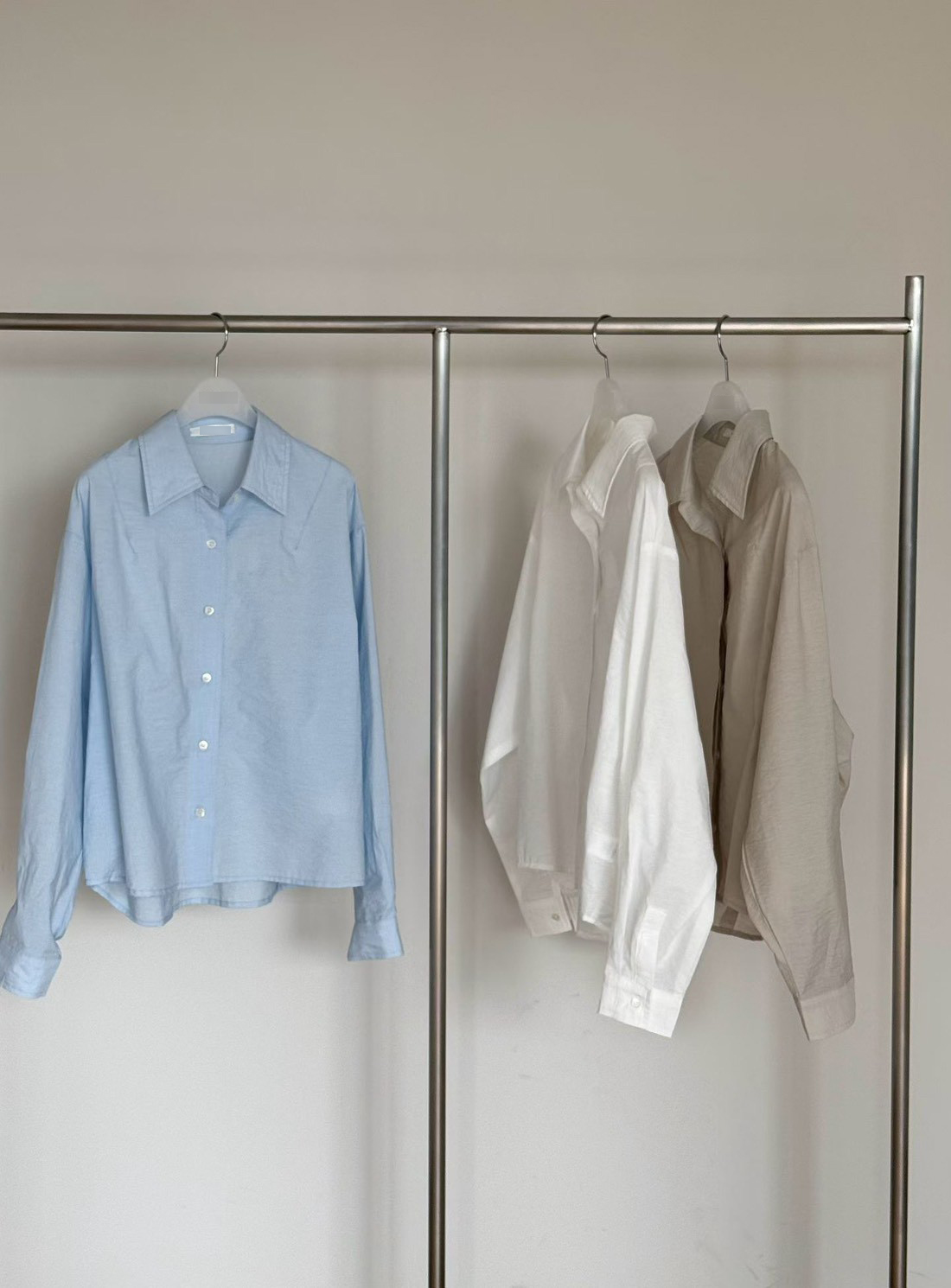 A36.瘦瘦歐膩清新好搭襯衫