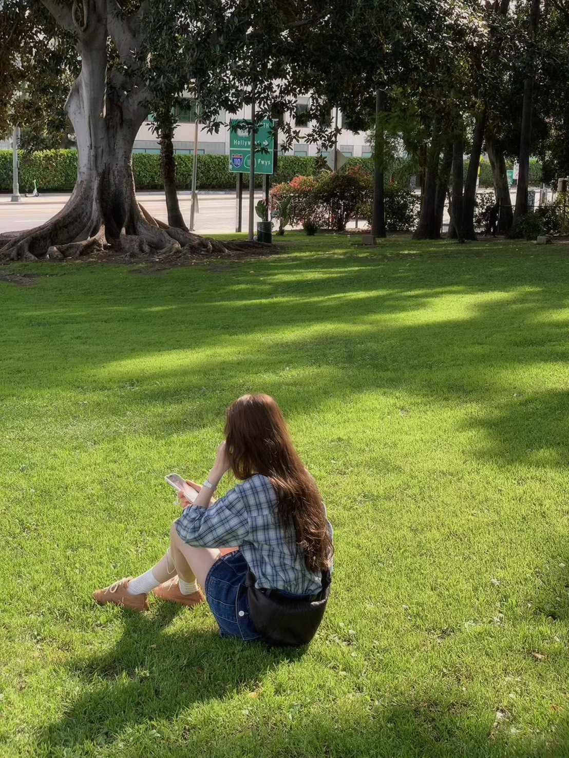 A60.粉彩女孩格紋襯衫