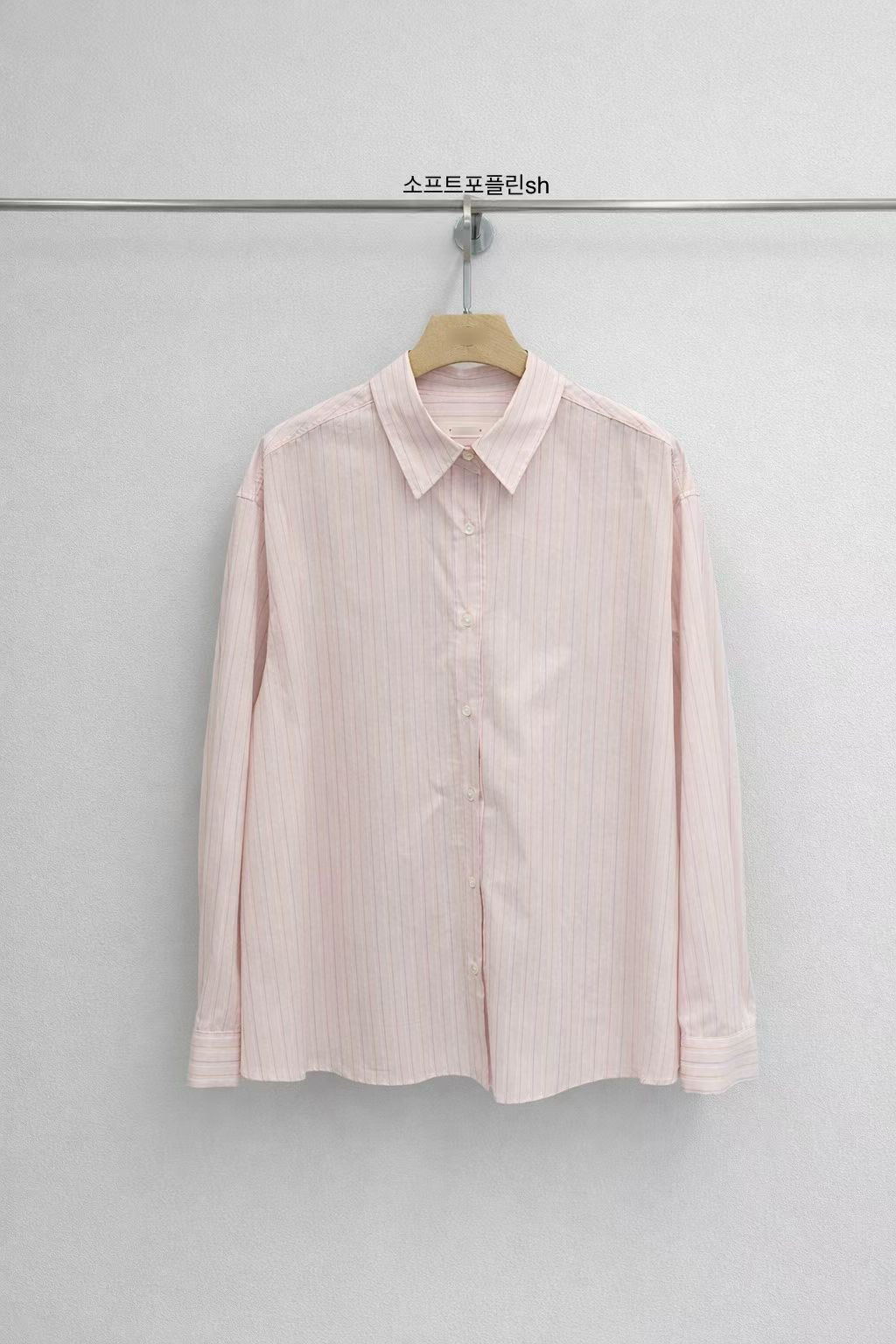 A95.小V家粉彩直條紋襯衫