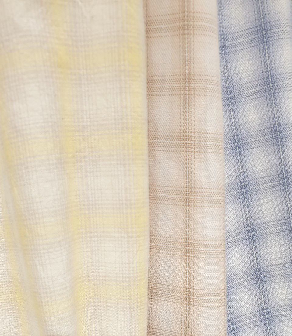 B68.小臉歐膩溫柔鬆餅格襯衫