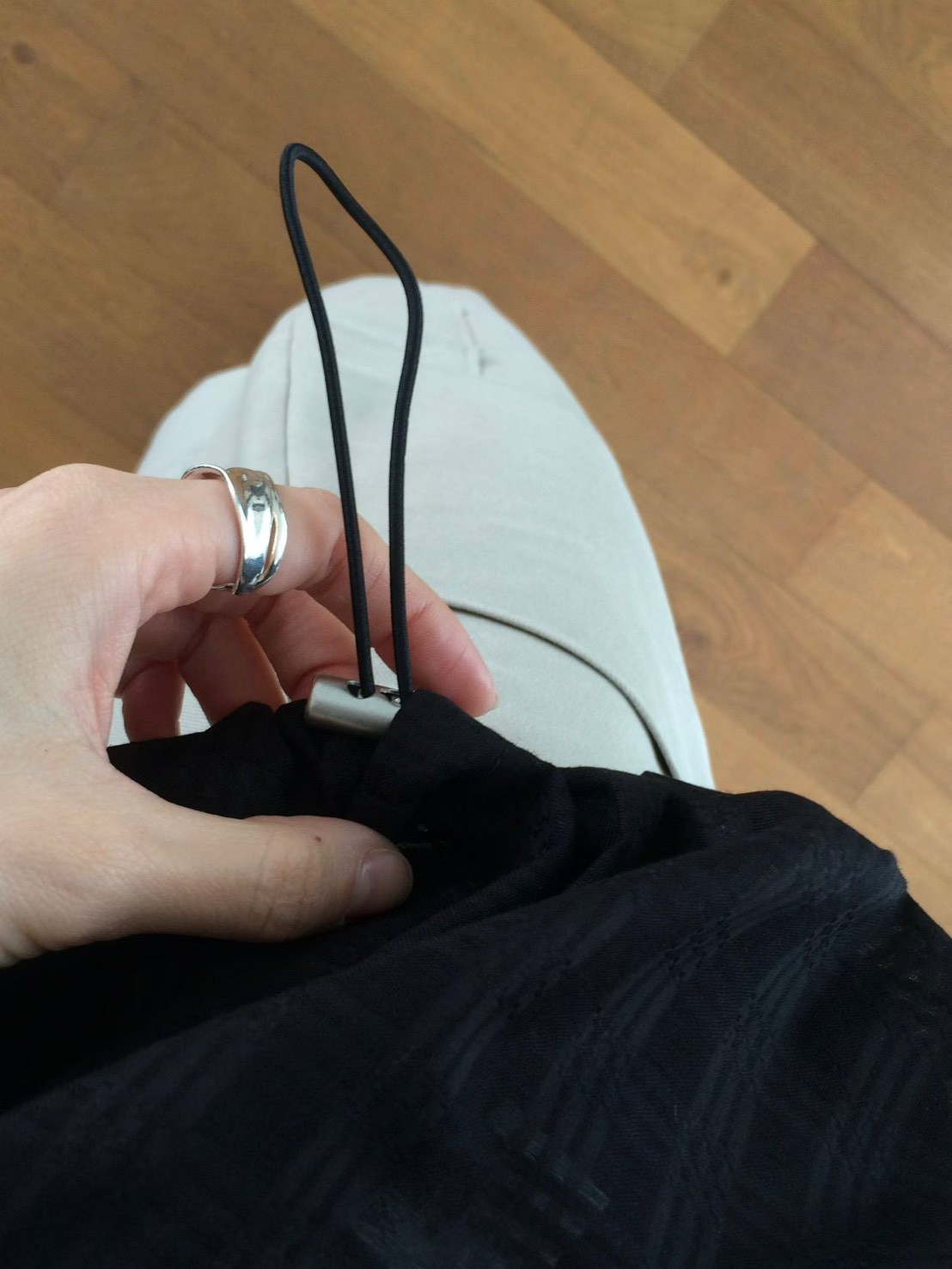 B37.甜甜鬆餅格微透襯衫