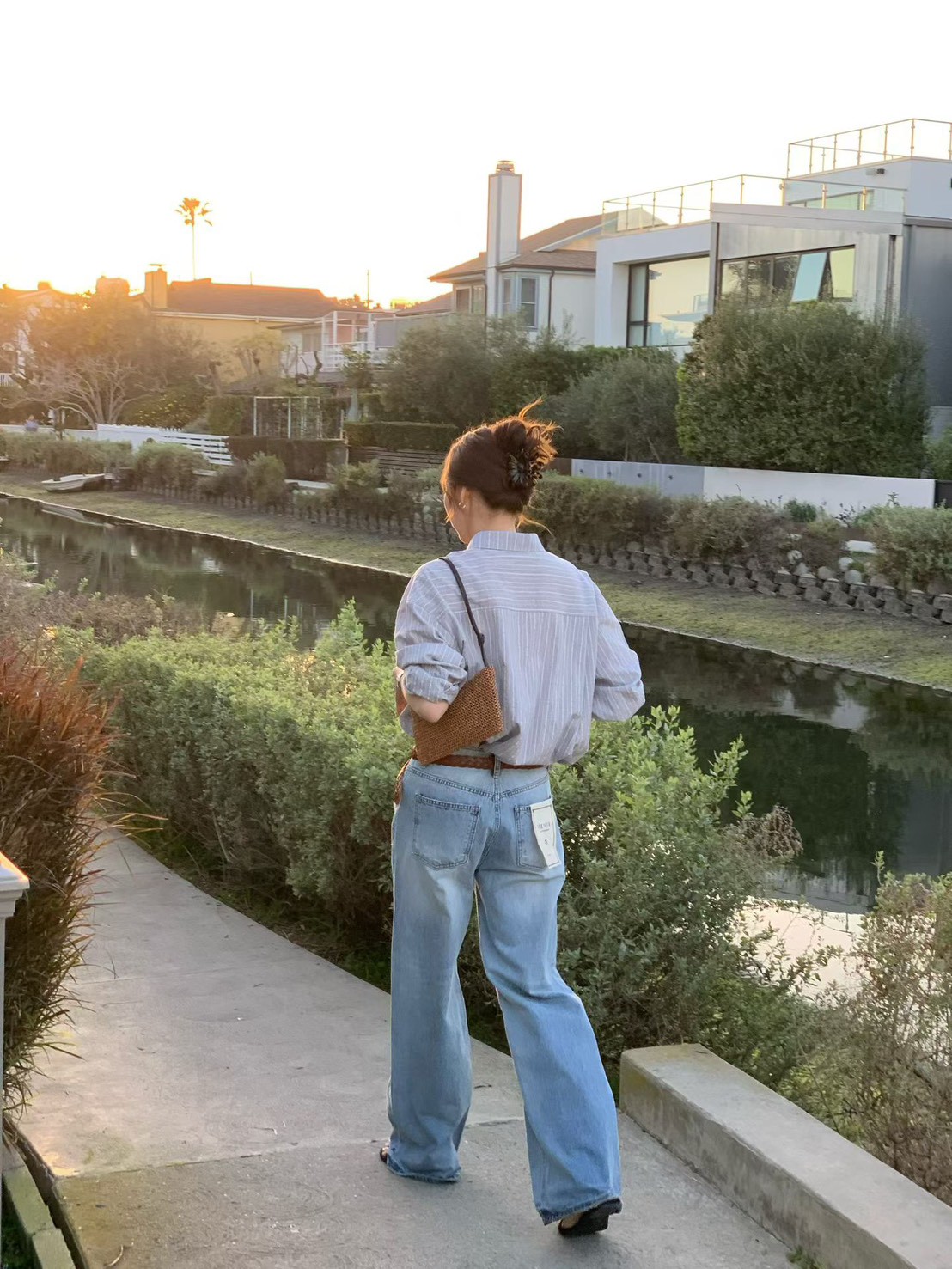 B27.氣質日本布直條紋襯衫