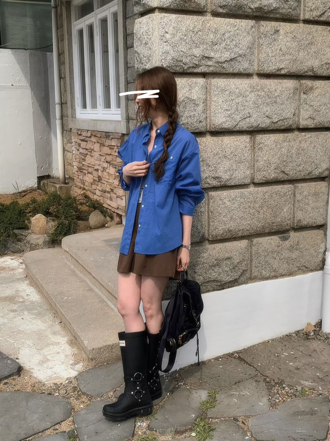 B28.粉彩多色口袋襯衫