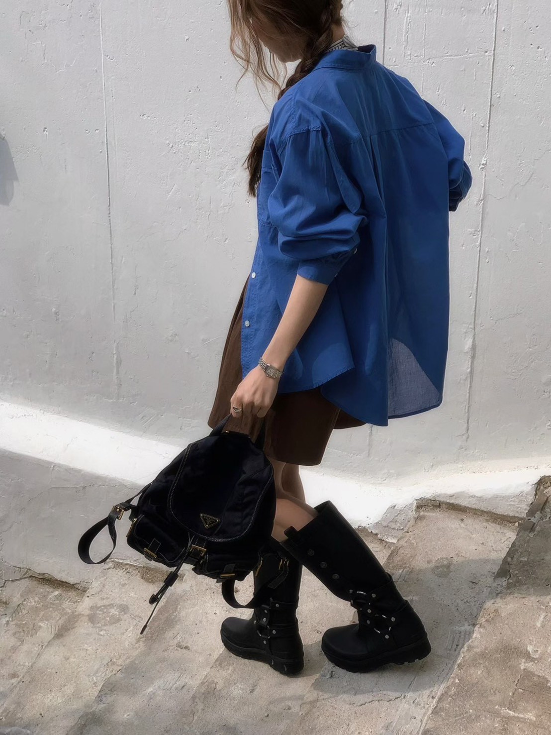 B28.粉彩多色口袋襯衫