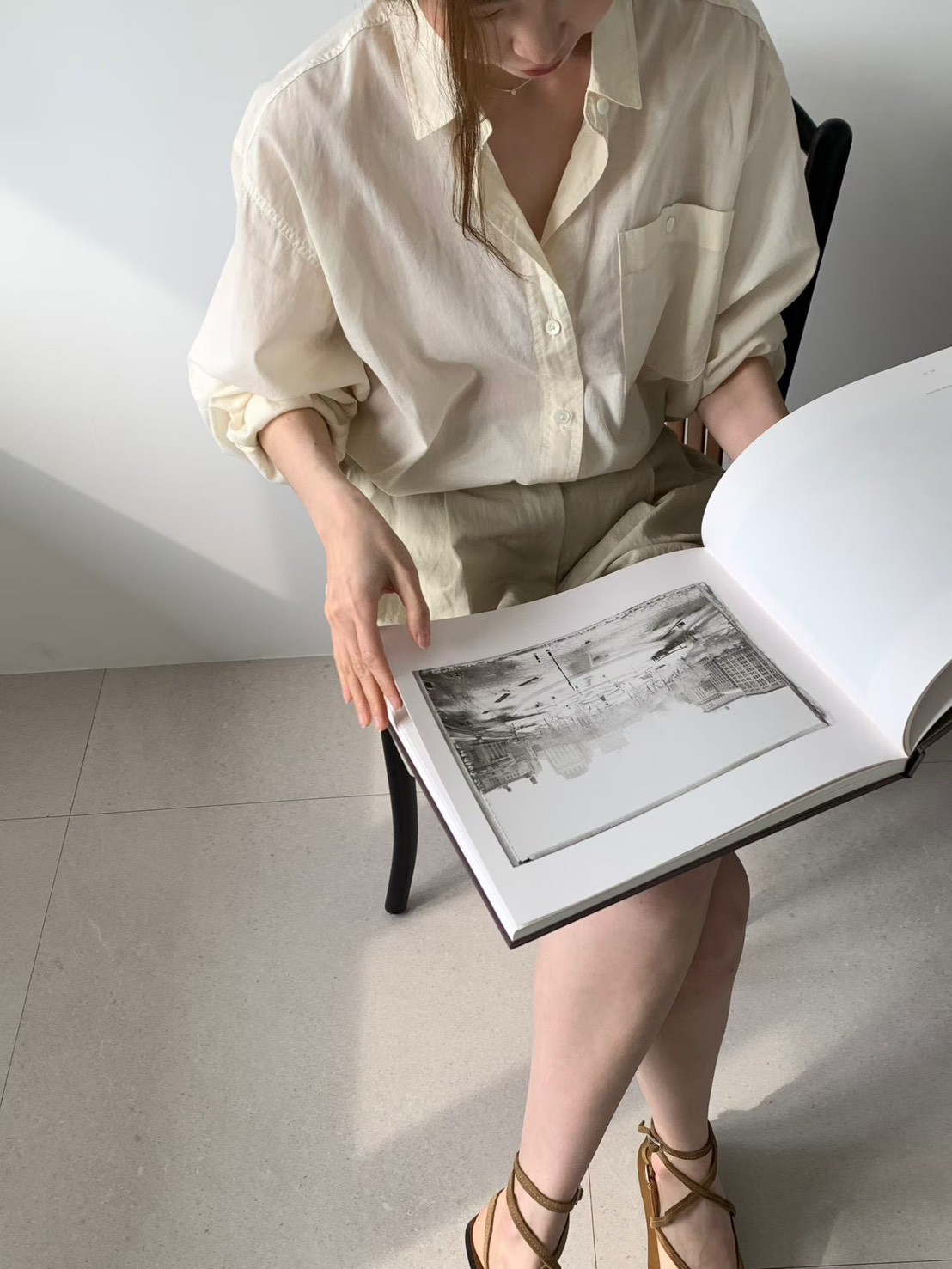 B28.粉彩多色口袋襯衫