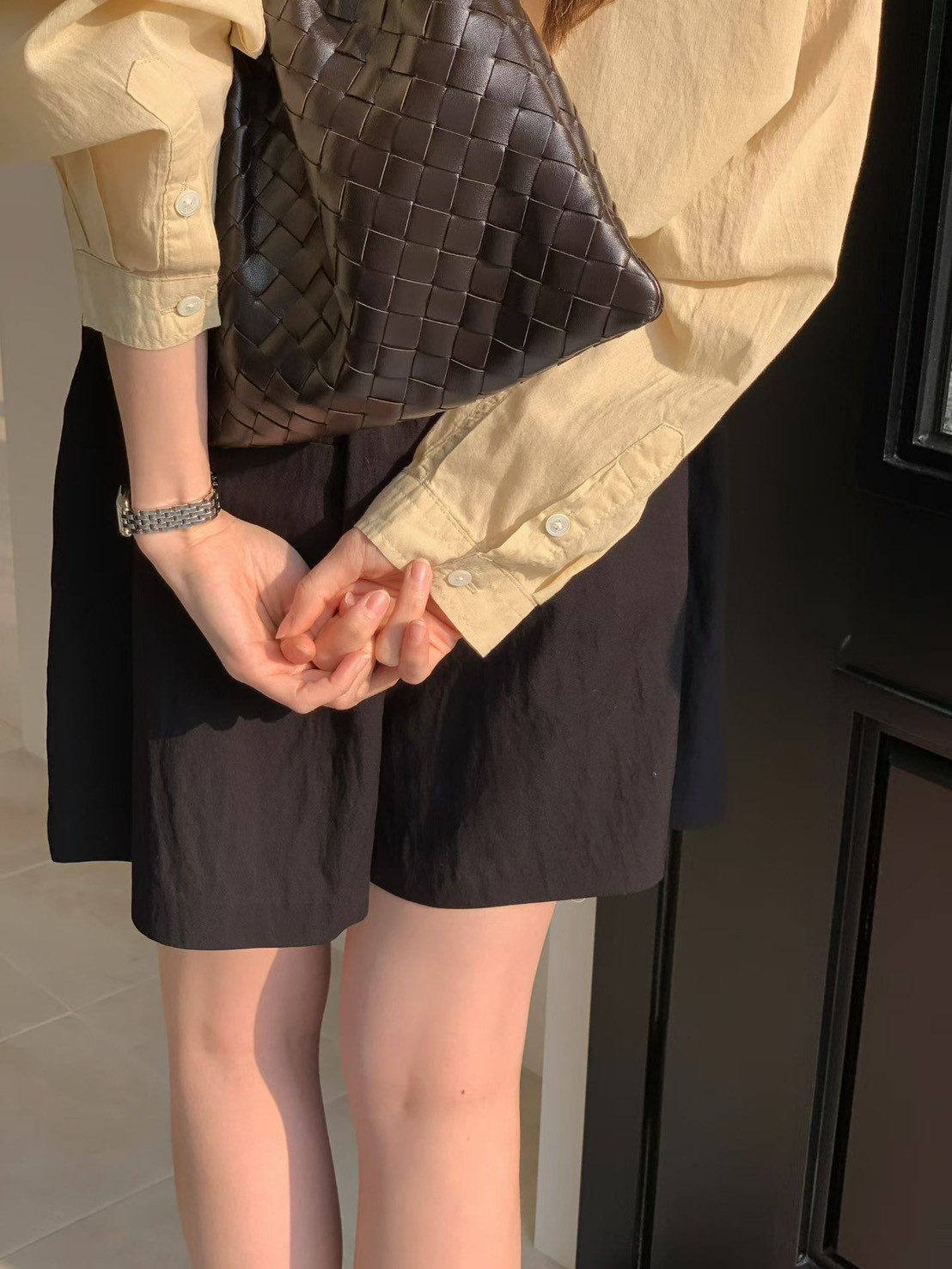 B28.粉彩多色口袋襯衫