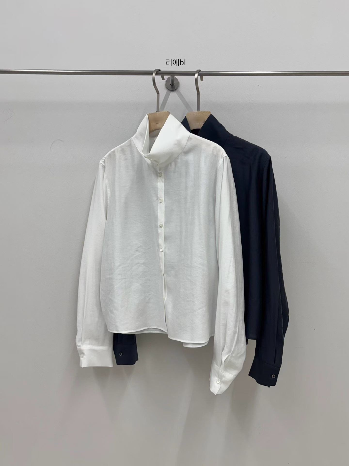 B59.小V家可立領2WAY襯衫