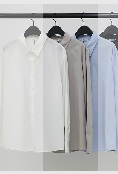 B80.纖瘦家溫柔淡雅襯衫