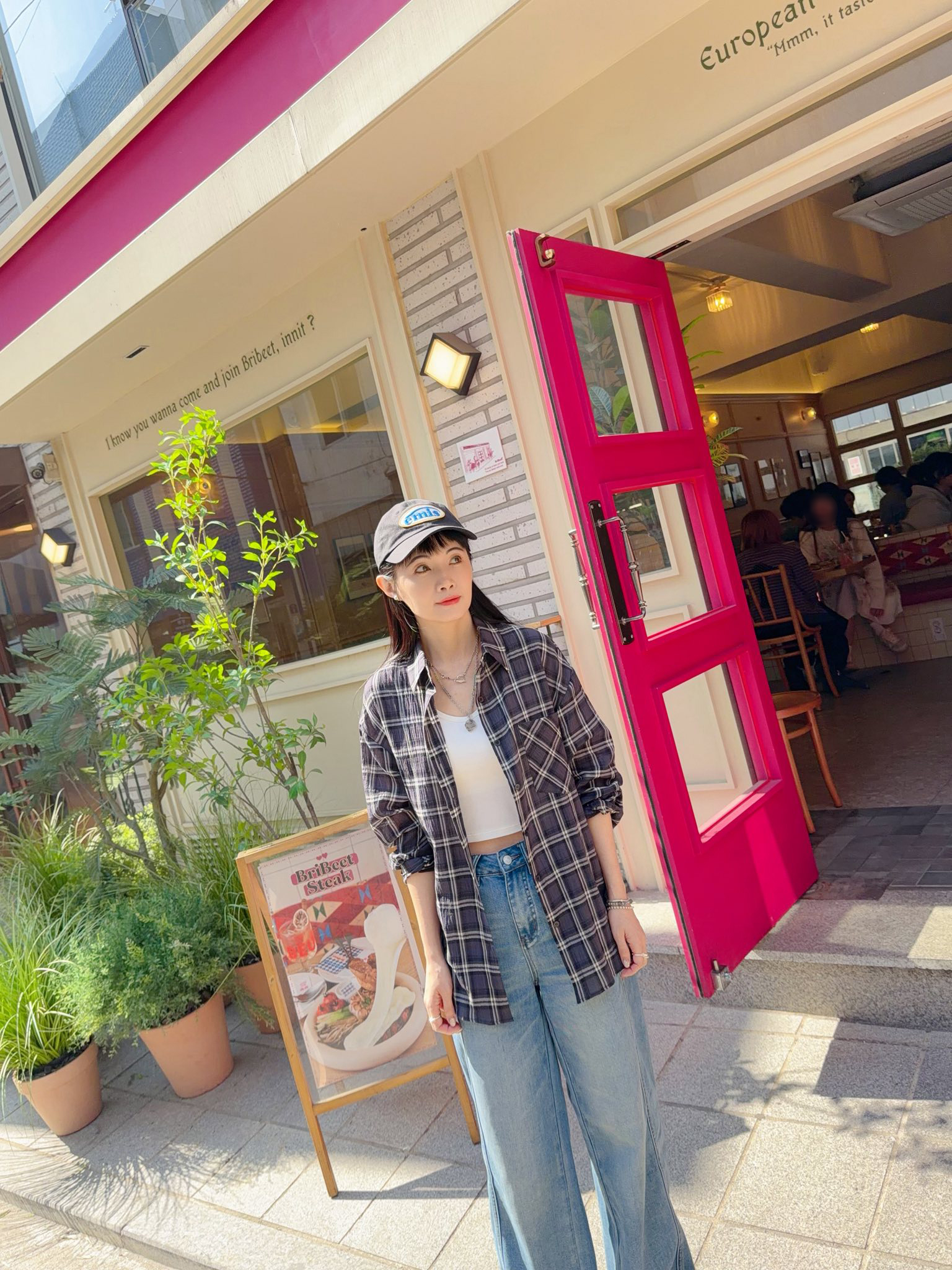 B136.學院經典格紋襯衫