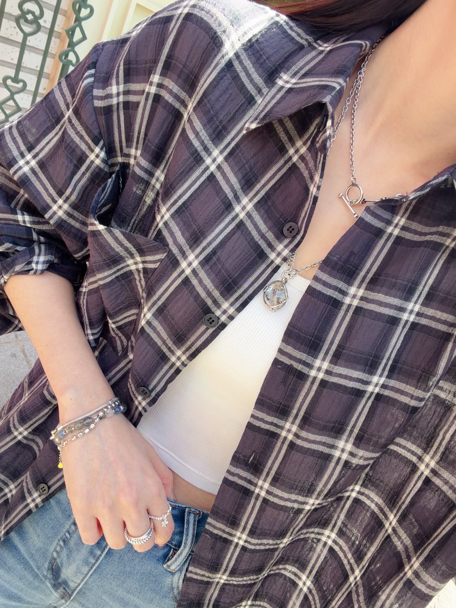 B136.學院經典格紋襯衫