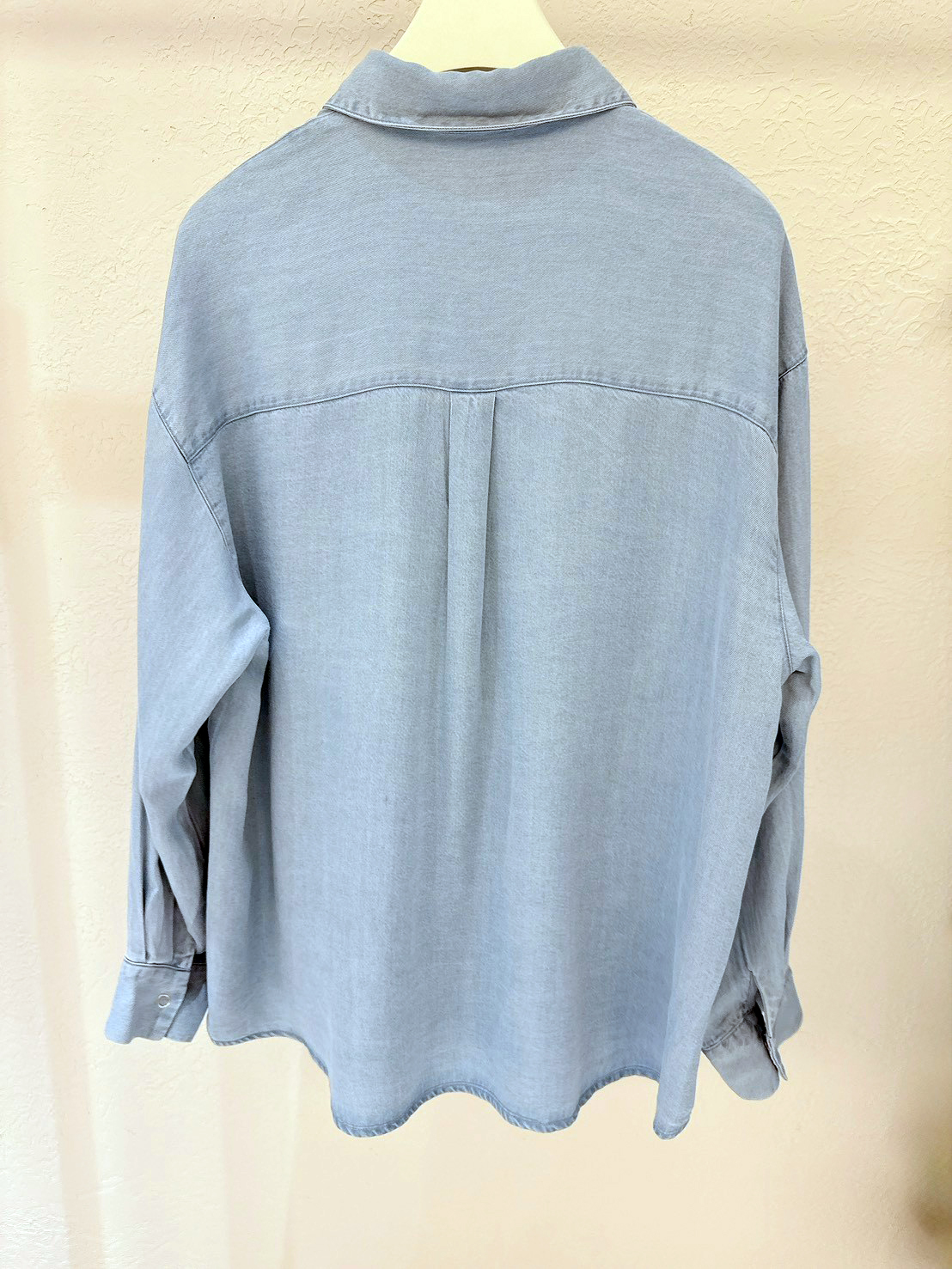 B131.舒適萊賽爾牛仔襯衫