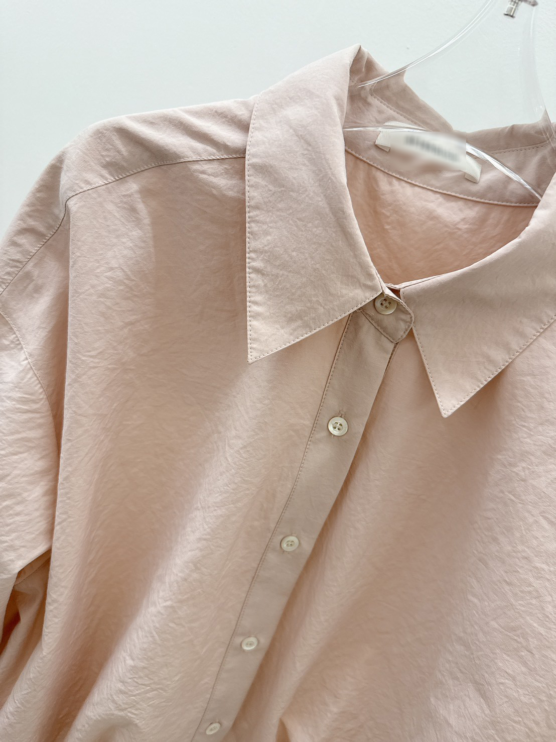 B128.溫柔女孩泡芙襯衫