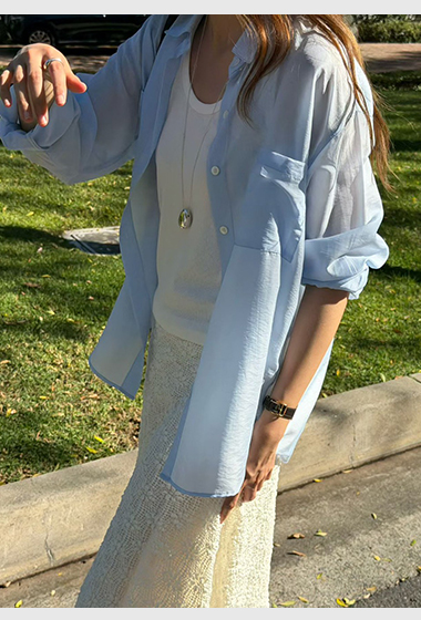 B26.大V家淡雅美人襯衫