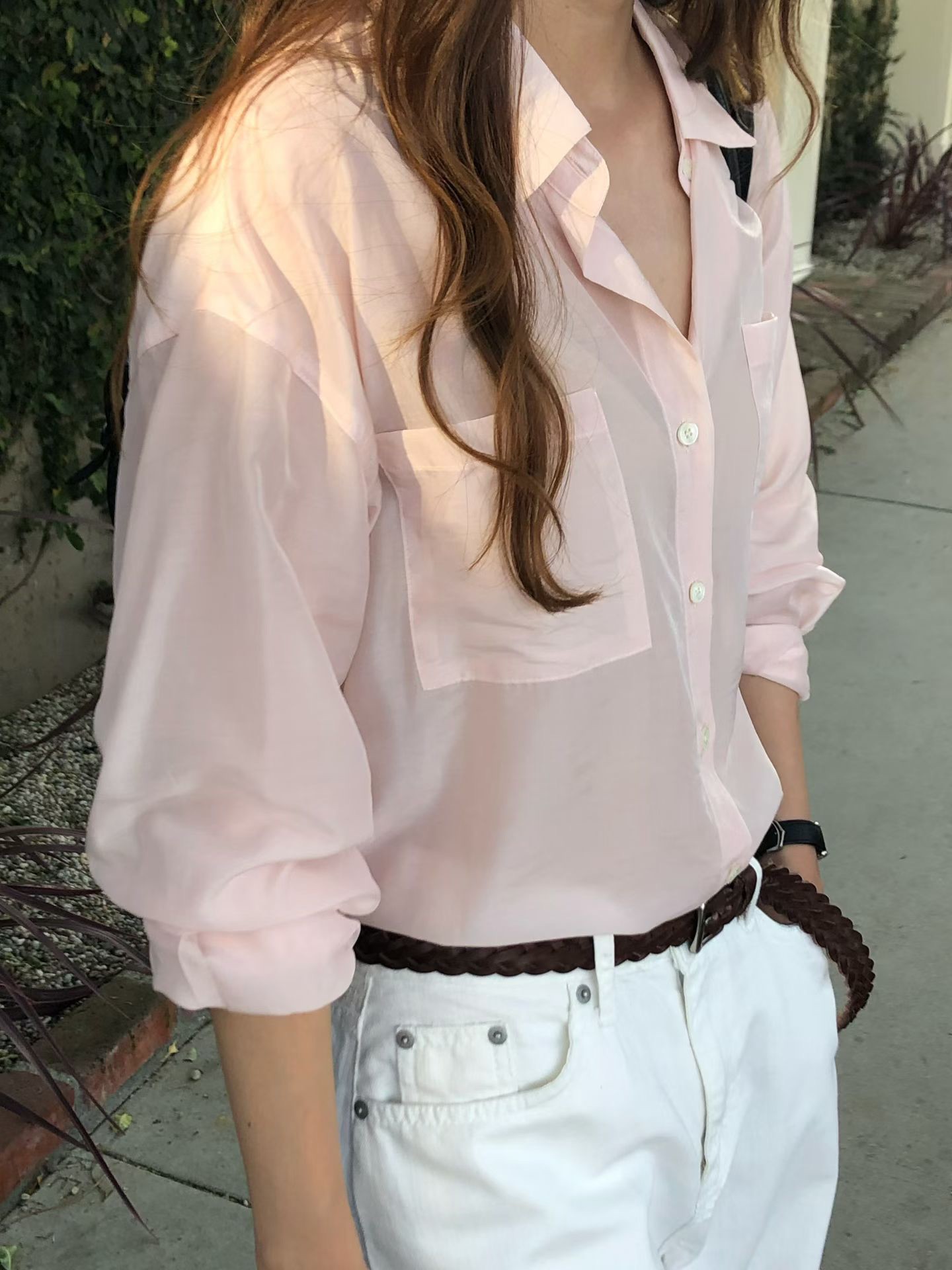 B26.大V家淡雅美人襯衫