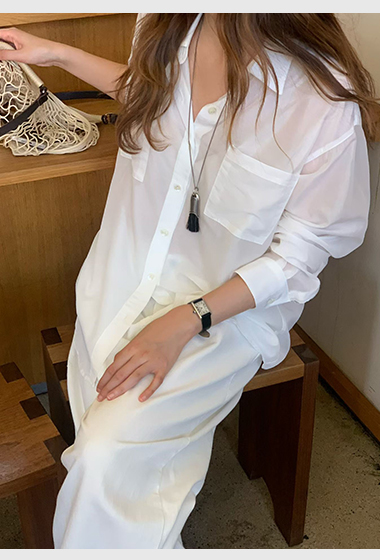 B26.大V家淡雅美人襯衫