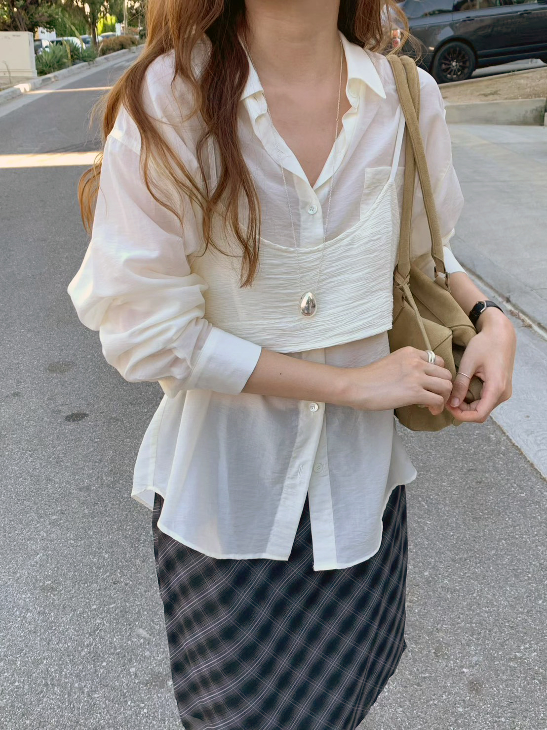 B26.大V家淡雅美人襯衫