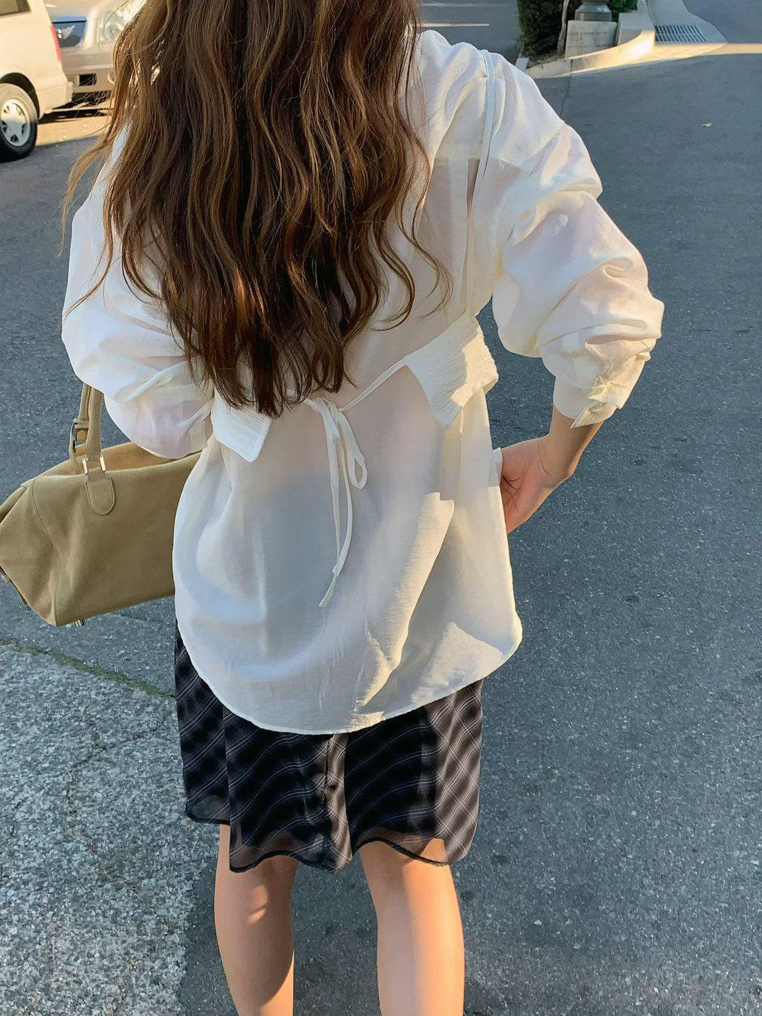 B26.大V家淡雅美人襯衫