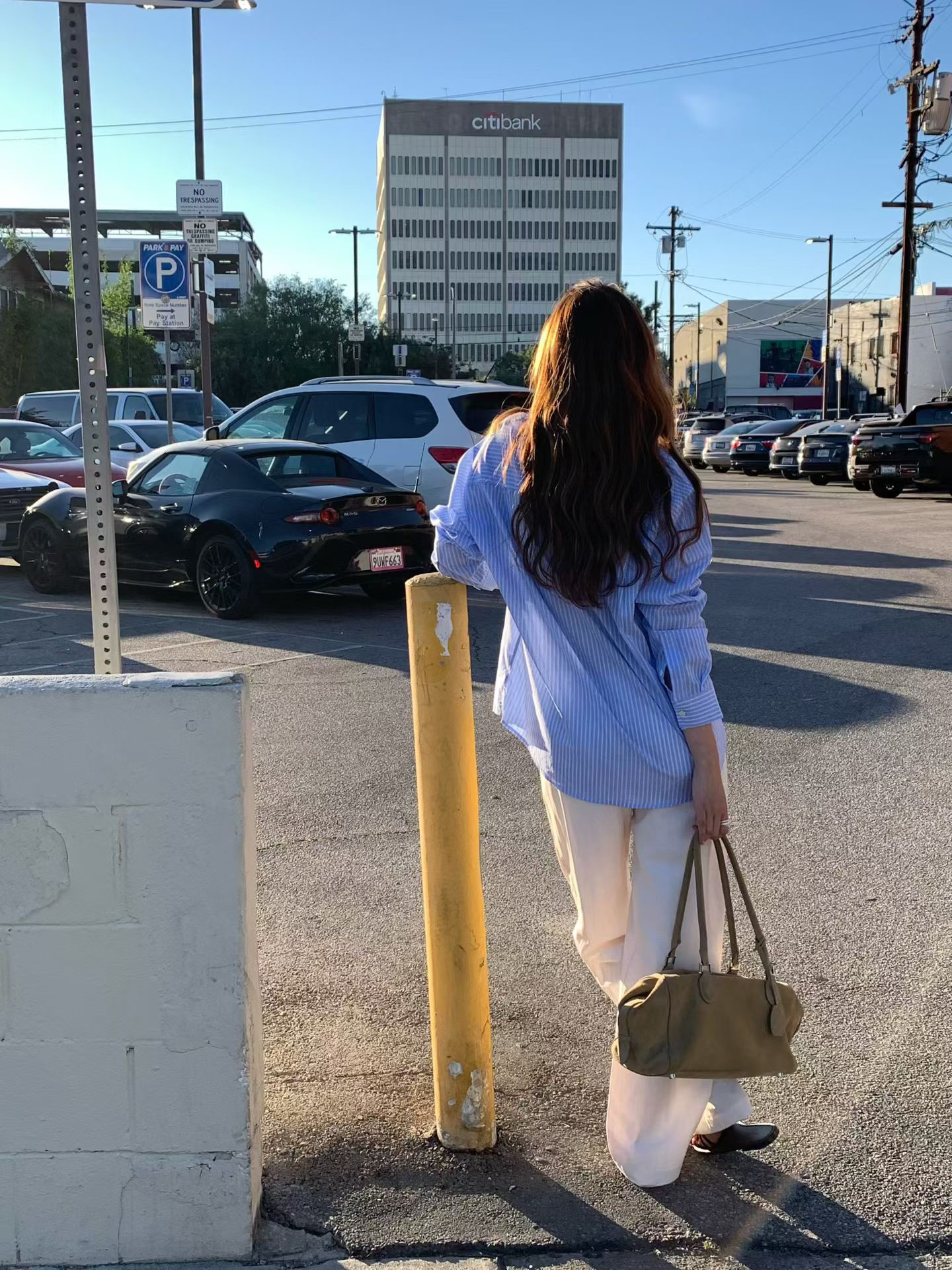 B25.大V家粉彩直條紋襯衫