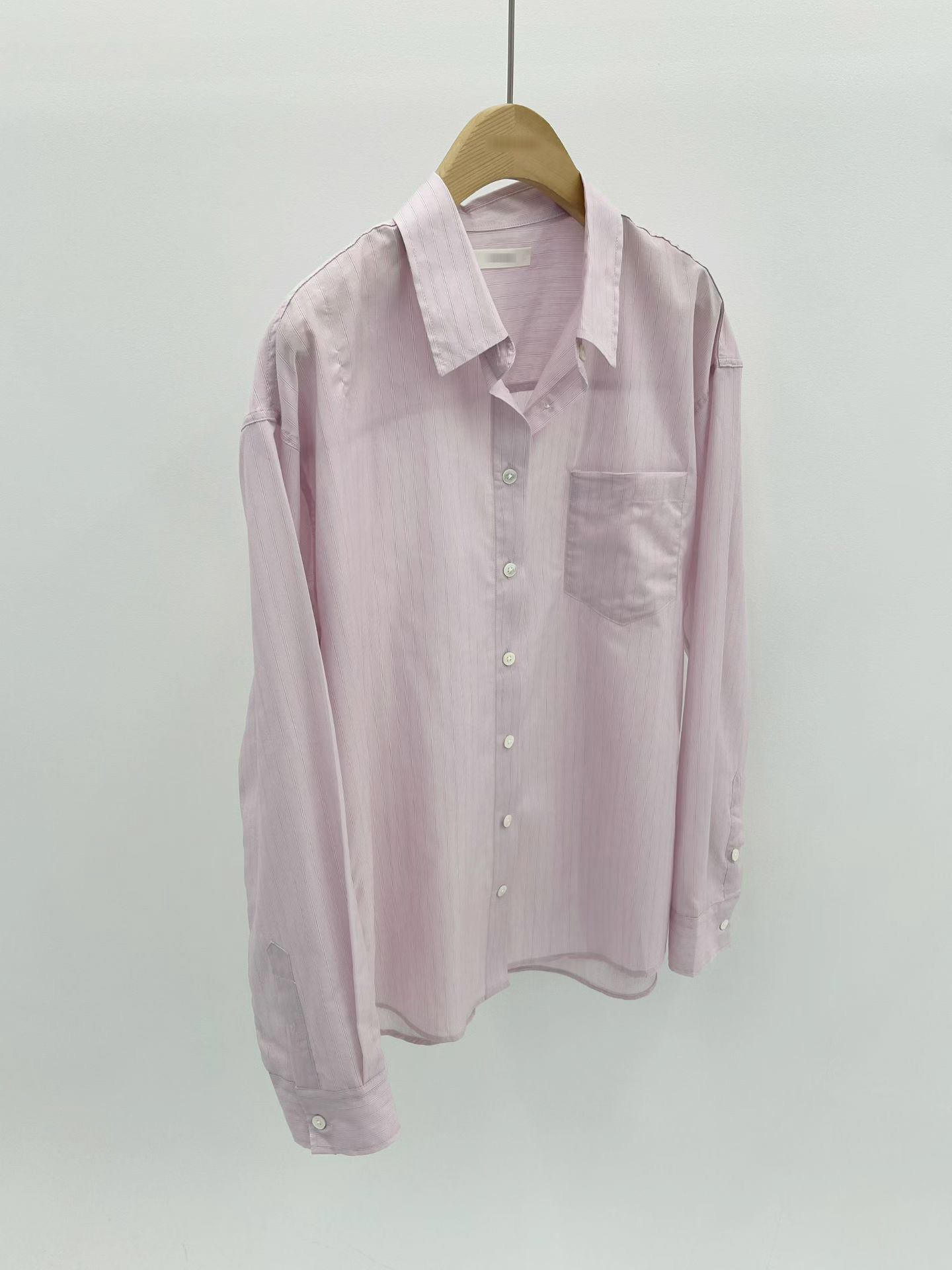 B25.大V家粉彩直條紋襯衫