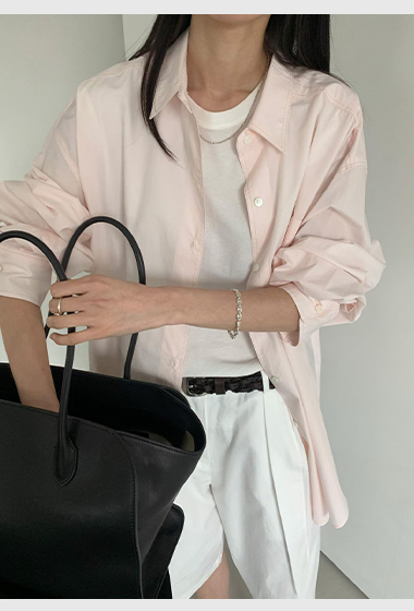 B66.都會淡雅口袋襯衫