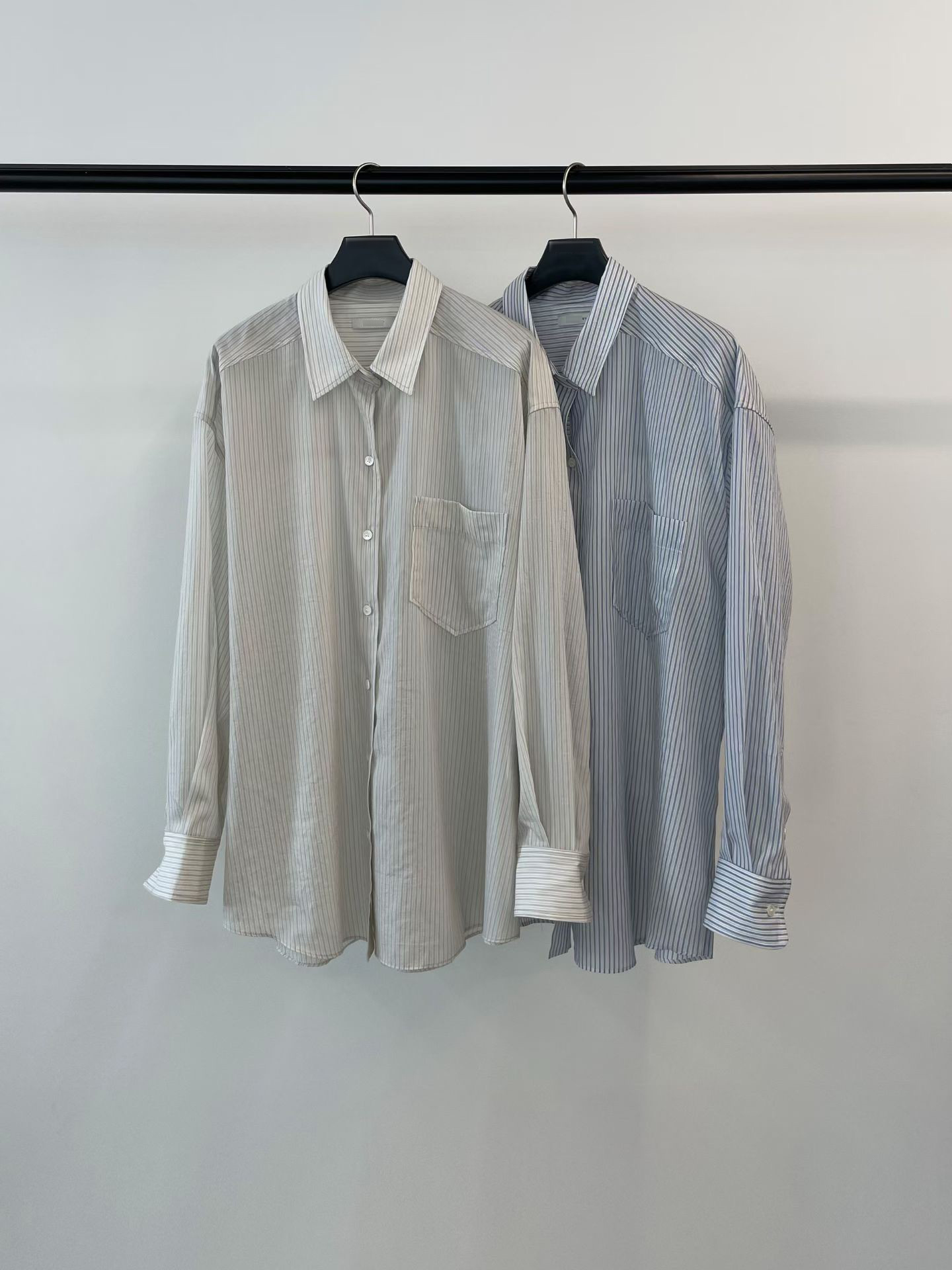 B65.知性推薦直條紋襯衫