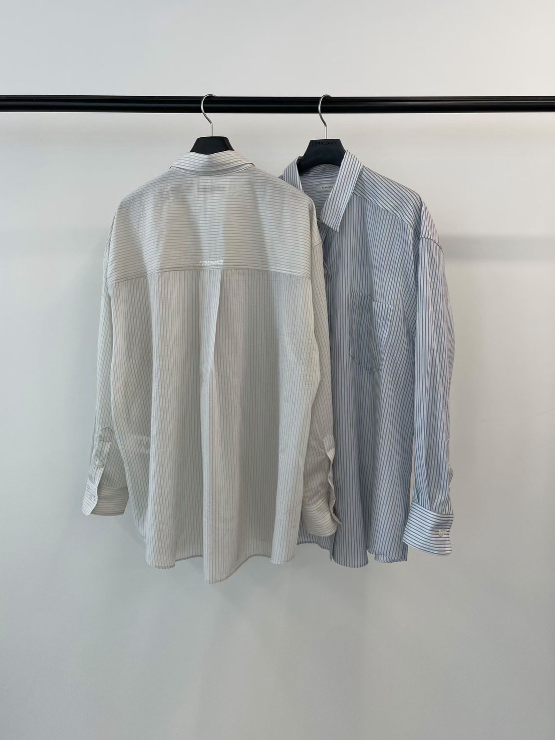 B65.知性推薦直條紋襯衫