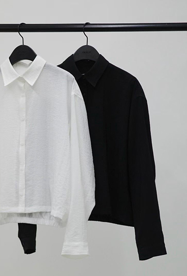 B108.纖瘦家簡約襯衫外套