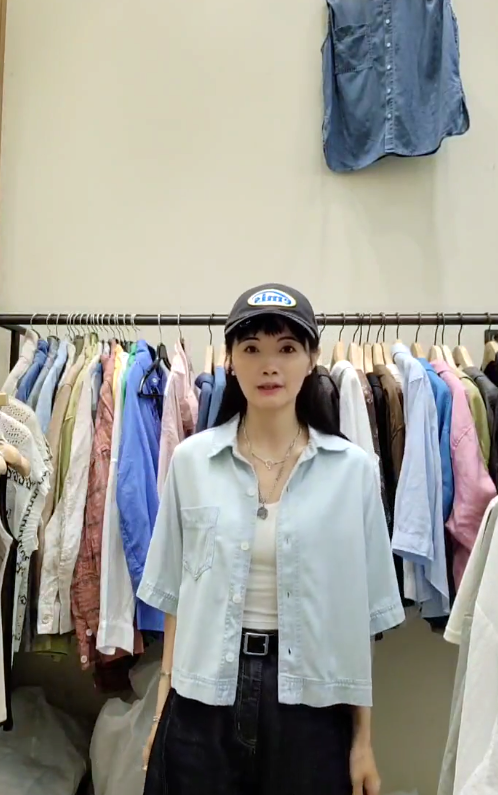 B67.夏日輕薄牛仔襯衫小外套