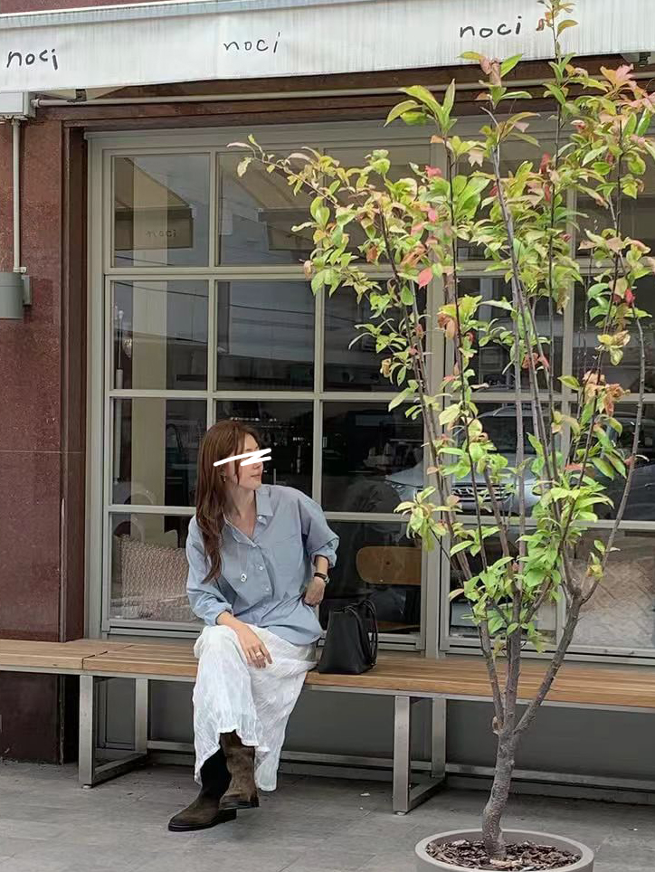 B34.大V家.莫蘭迪色盤襯衫