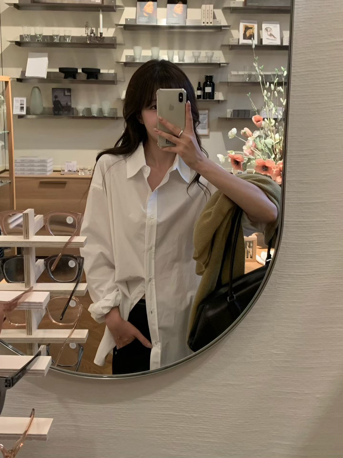 B69.小V家柔美淡雅襯衫