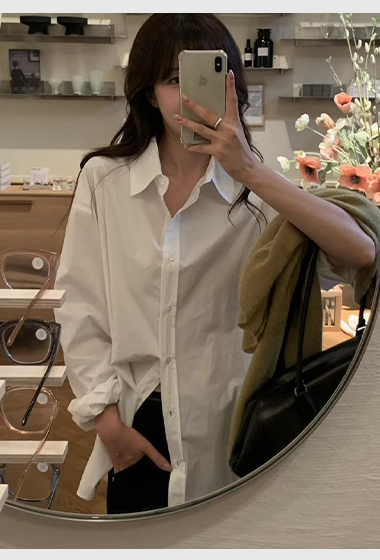 B69.小V家柔美淡雅襯衫