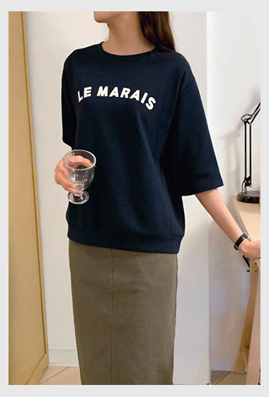 休閒LE MARAIS大學TEE