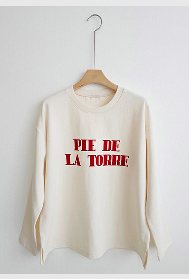 A05.PIE DE LA TORRE印字TEE