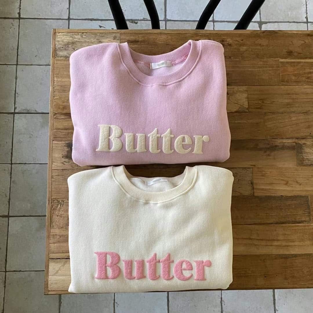 A10.甜點Butter刷毛大學TEE