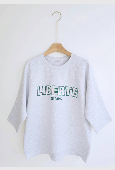 A01.刺繡拉克蘭LIBERTE大學TEE