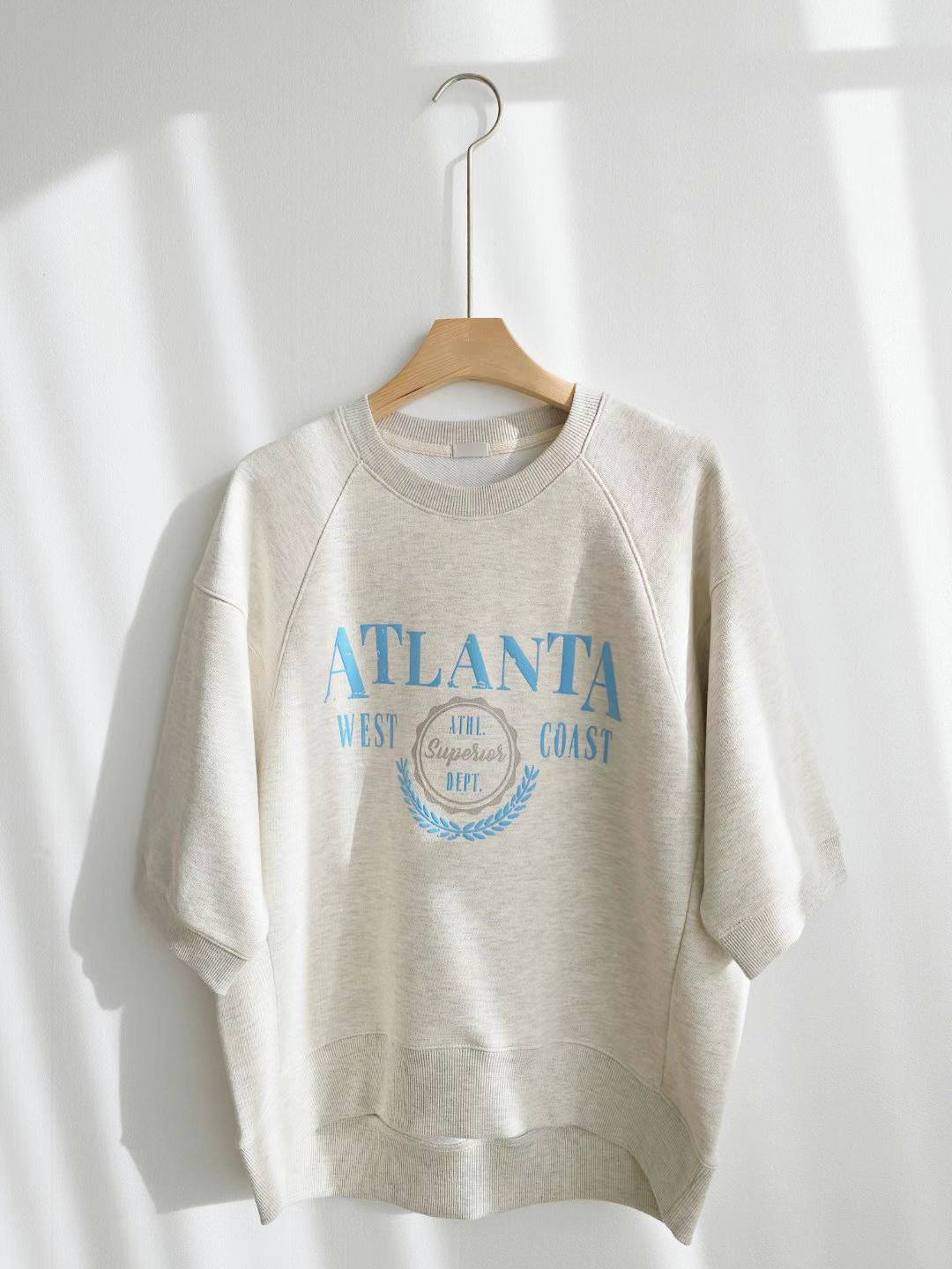 B03.美式ATLANTA印花大學TEE