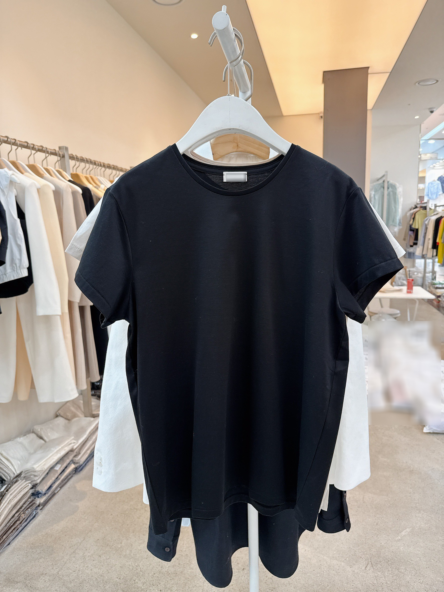B107.衣櫃必備絲光棉基本TEE