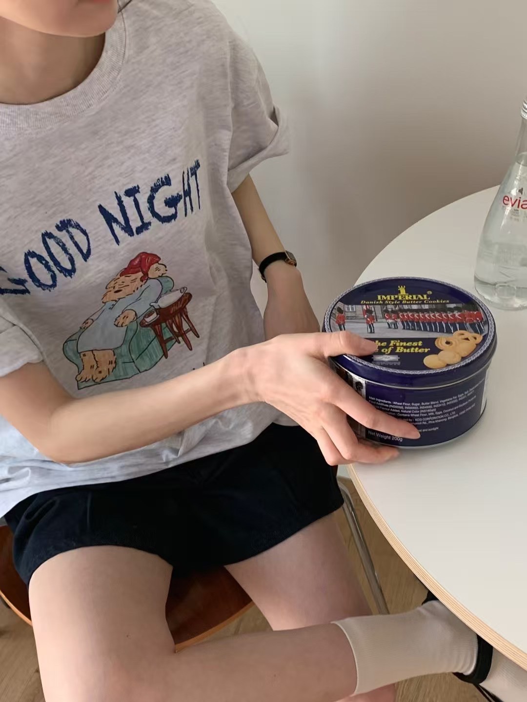 A121.GOOD NIGHT狗狗TEE